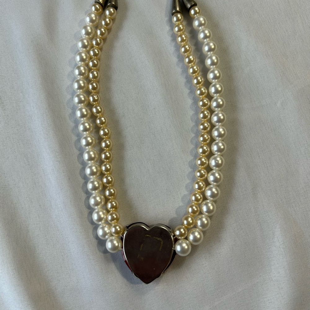 2000’s  Pearl Heart Necklace